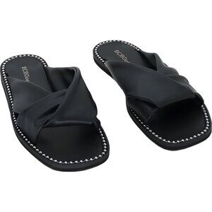 BCBGeneration Melina Flat Sandal Black - Women's US 7M